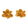 Aretes Topo Orquidea Vanda Baby - Joyería Botánica | Liz de la Cruz