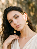Aretes Candonga Ramita Orquidea Tolumnia