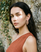 Aretes Hoja Pino Grande
