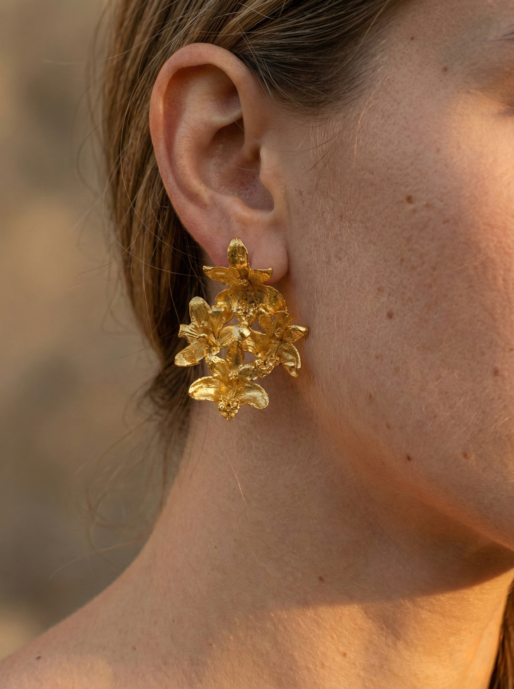 Aretes Multi Orquidea Maxilaria