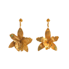 Aretes Candonga Orquidea Cattleya Esmeralda