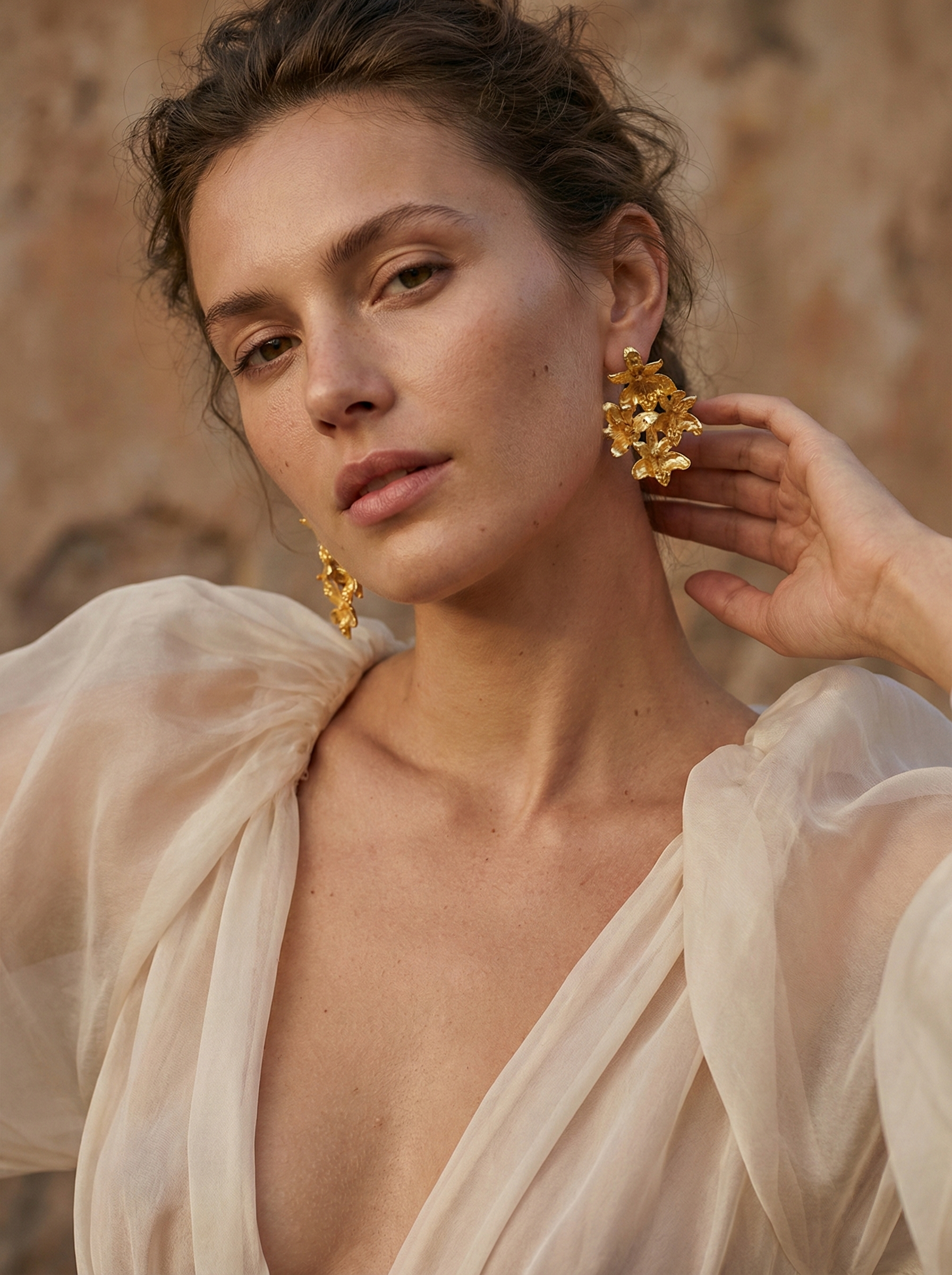 Aretes Multi Orquidea Maxilaria