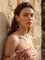 Aretes Aros Ramita Palma Esmeraldas