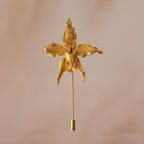 Broche Orquidea Crispum - Joyería Botánica | Liz de la Cruz