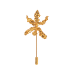 Broche Orquidea Cyrtochillum - Joyería Botánica | Liz de la Cruz