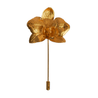 Broche Orquidea Phalaenopsis - Joyería Botánica | Liz de la Cruz