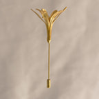Broche Prendedor Flor Lirio Agapanto - Joyería Botánica | Liz de la Cruz