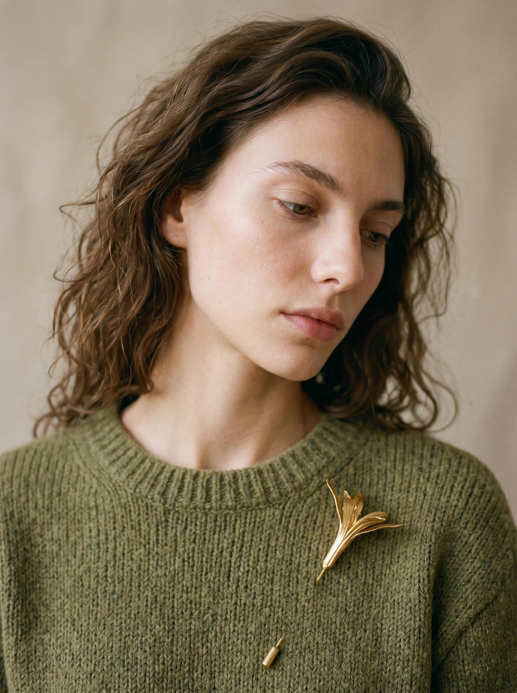 Broche Prendedor Flor Lirio Agapanto - Joyería Botánica | Liz de la Cruz