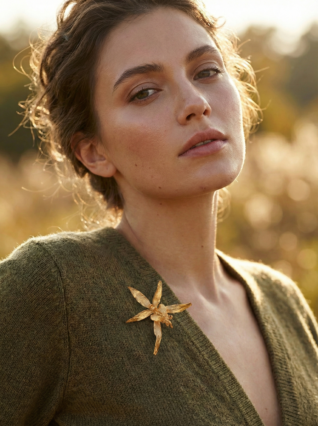 Broche Orquidea Brassia