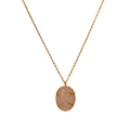 Collar Cuarzos Rosado Engaste Ramitas - Joyería Botánica | Liz de la Cruz