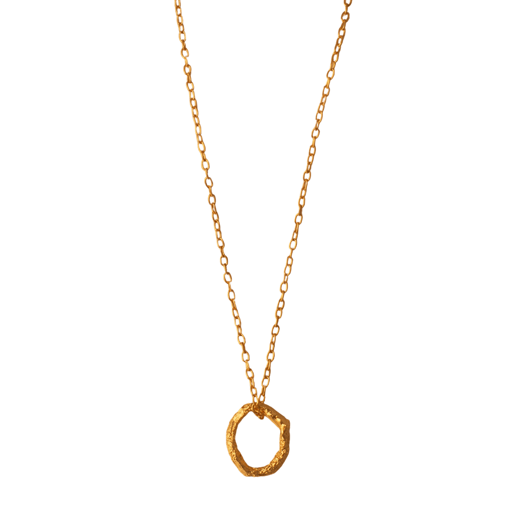 Collar Gargantilla Aro Ramita Palma - Joyería Botánica | Liz de la Cruz