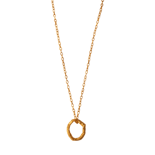 Collar Gargantilla Aro Ramita Palma - Joyería Botánica | Liz de la Cruz