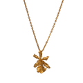 Collar Gargantilla Orquidea Chocolate - Joyería Botánica | Liz de la Cruz