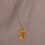 Collar Gargantilla Orquidea Chocolate - Joyería Botánica | Liz de la Cruz