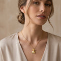 Collar Gargantilla Orquidea Dama Danzante - Joyería Botánica | Liz de la Cruz