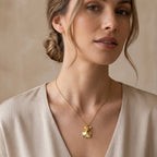 Collar Gargantilla Orquidea Dama Danzante - Joyería Botánica | Liz de la Cruz