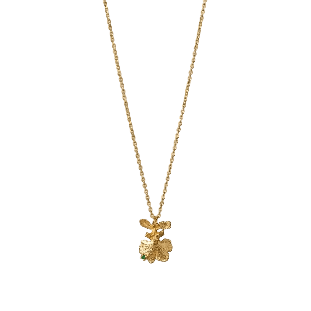 Collar Gargantilla Orquidea Dama Danzante - Joyería Botánica | Liz de la Cruz