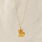 Collar Gargantilla Orquidea Dama Danzante - Joyería Botánica | Liz de la Cruz