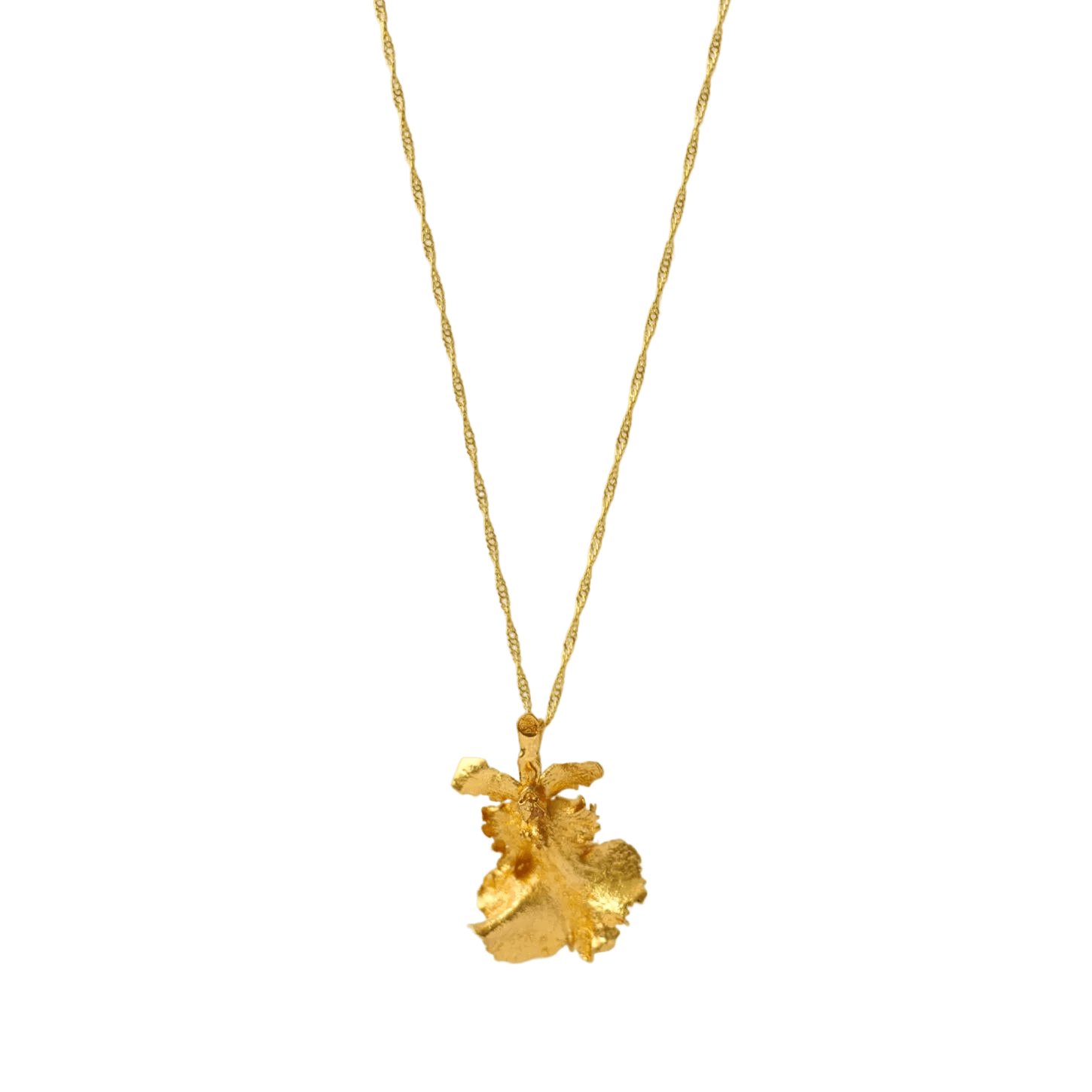 Collar Gargantilla Orquidea Dama Danzante - Joyería Botánica | Liz de la Cruz