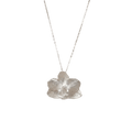 Collar Gargantilla Orquidea Phalaenopsis Baby Plata Ecologica - Joyería Botánica | Liz de la Cruz