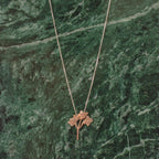 Collar Gargantilla Plata Ramita Sauco - Joyería Botánica | Liz de la Cruz