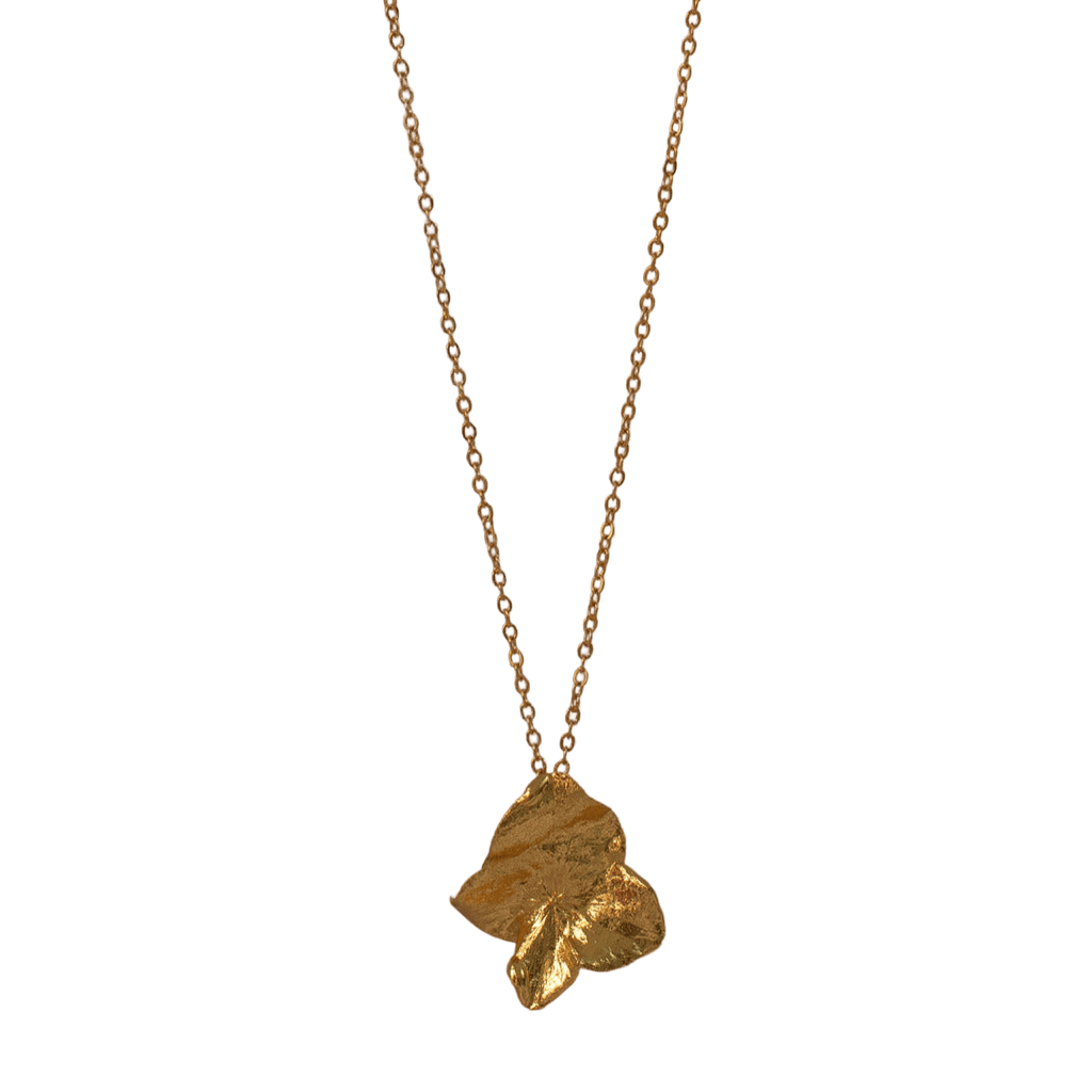 Gargantilla Flor Hortensia - Joyería Botánica | Liz de la Cruz