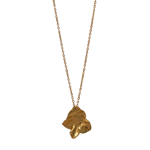 Gargantilla Flor Hortensia - Joyería Botánica | Liz de la Cruz