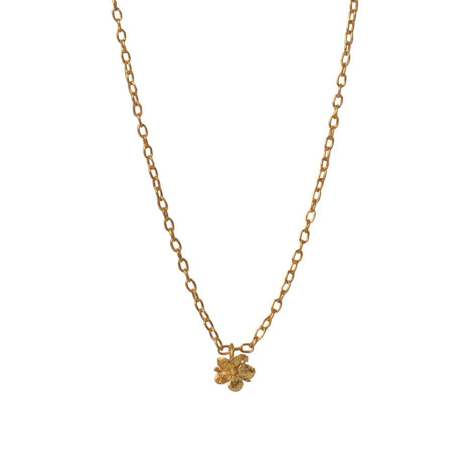 Gargantilla Mini Flor Sauco - Joyería Botánica | Liz de la Cruz