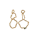 Aretes Aros Ramita Palma Esmeraldas
