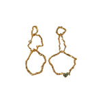 Aretes Aros Ramita Palma Esmeraldas