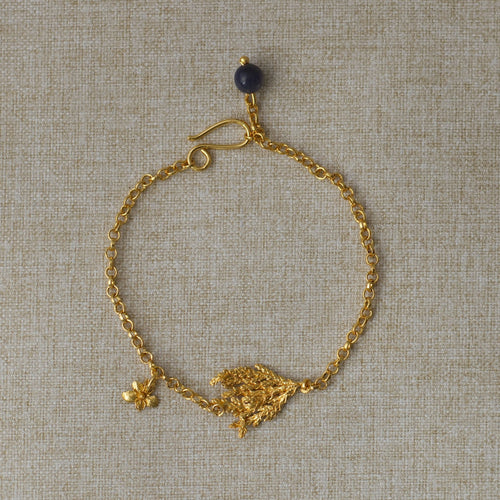 Pulsera Hoja de Pino Pequeña - Joyería Botánica | Liz de la Cruz