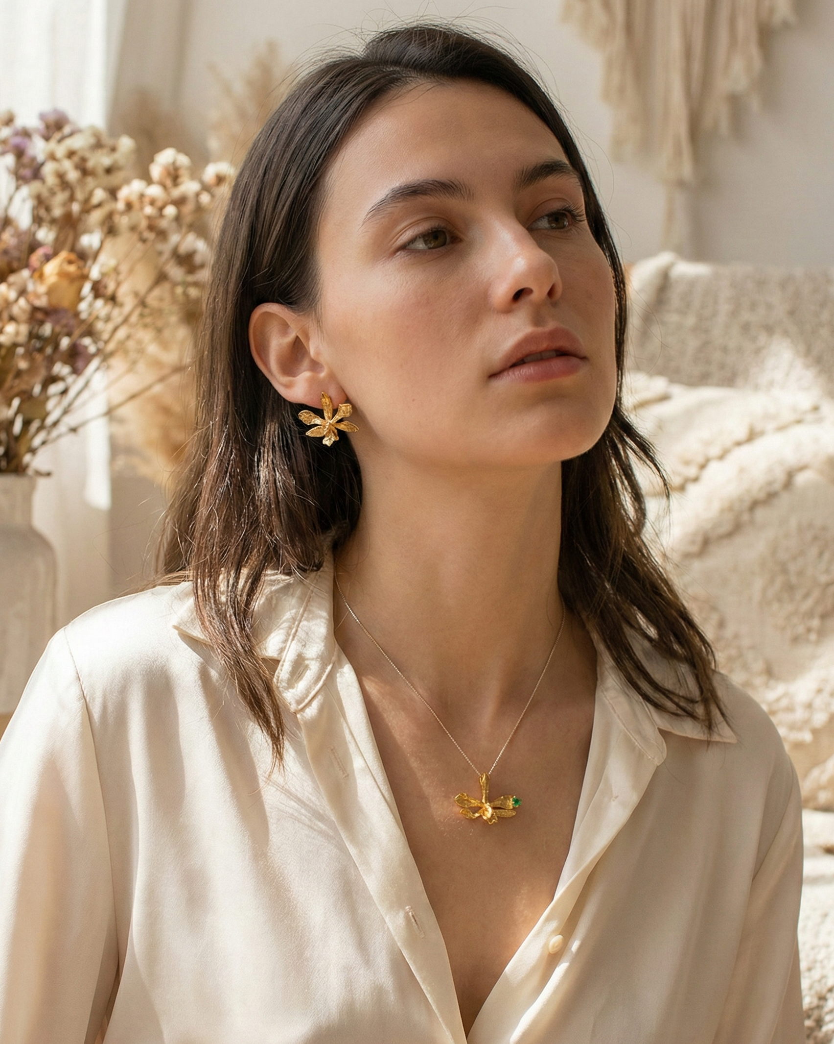 Gargantilla Orquídea Prosthechea Sceptra