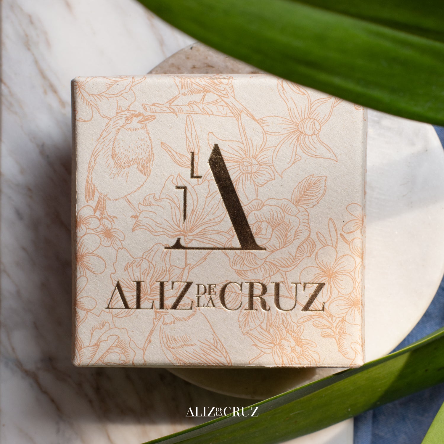 Aretes Topo Lirio Agapanto Plata Ecológica