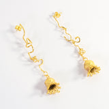 Aretes Enredadera Flor Campana Mallee