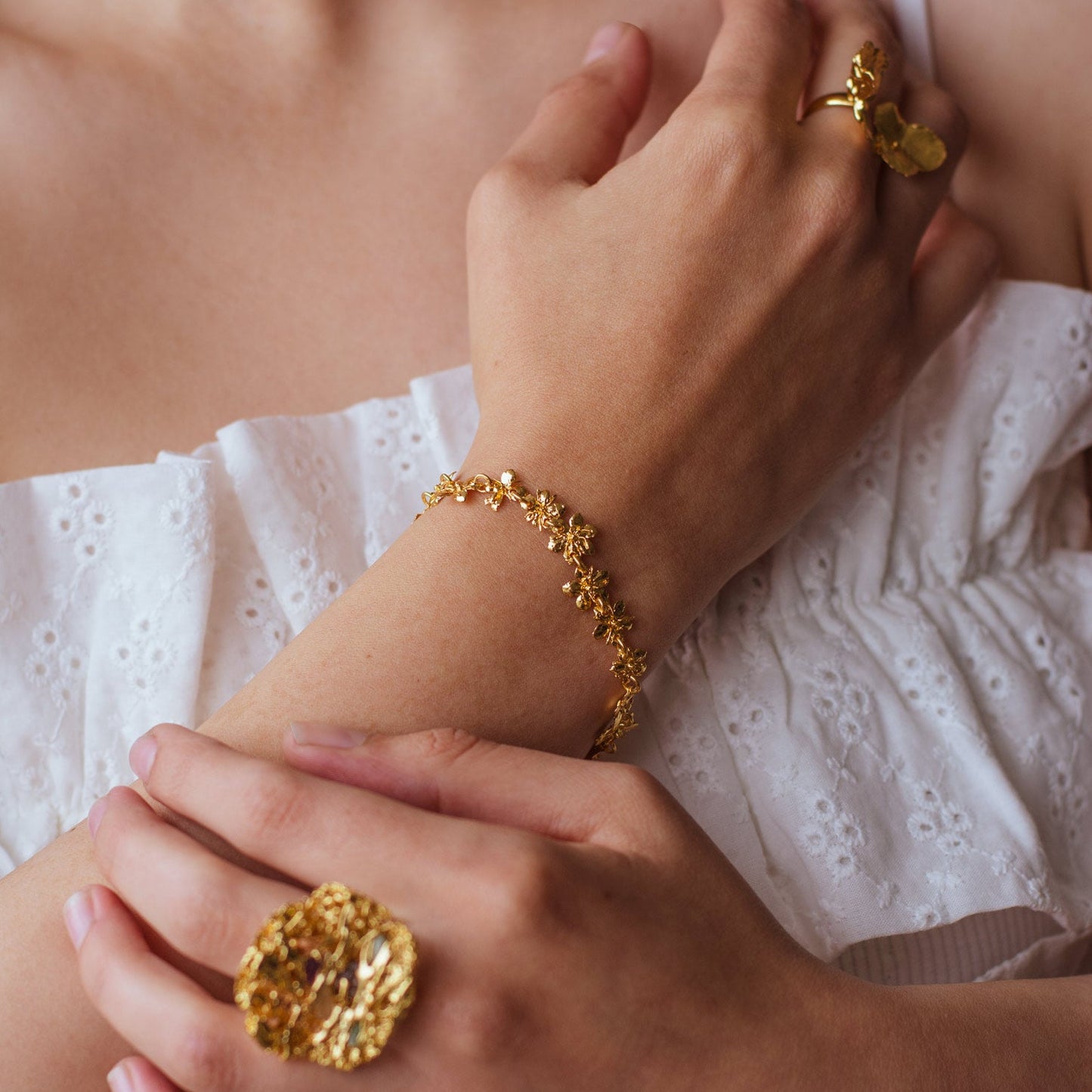 Pulsera Mini Flores Sauco