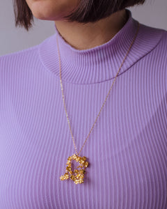 Collar Rama Grande Mini Flor Sauco