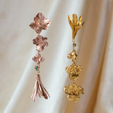 Aretes Largos Hortensia Lirios