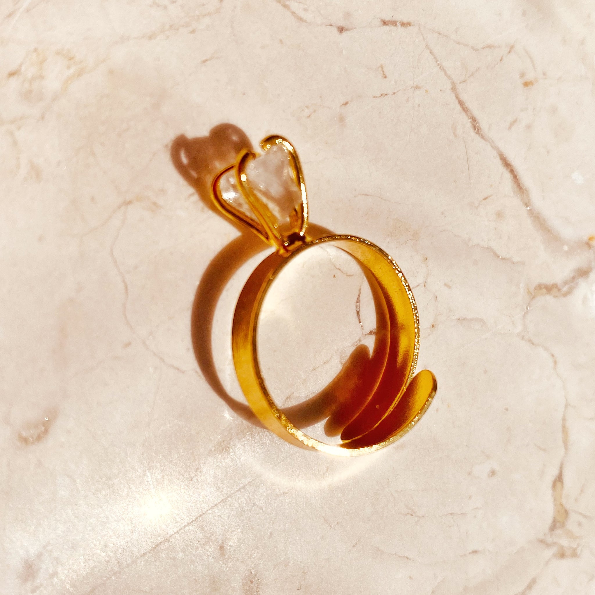 Anillo Cuarzo Cristal Natural