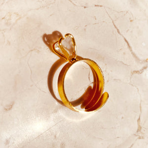 Anillo Cuarzo Cristal Natural
