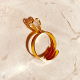 Anillo Cuarzo Cristal Natural
