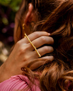 Anillo Ramita Largo Abierto - Joyería Botánica | Liz de la Cruz